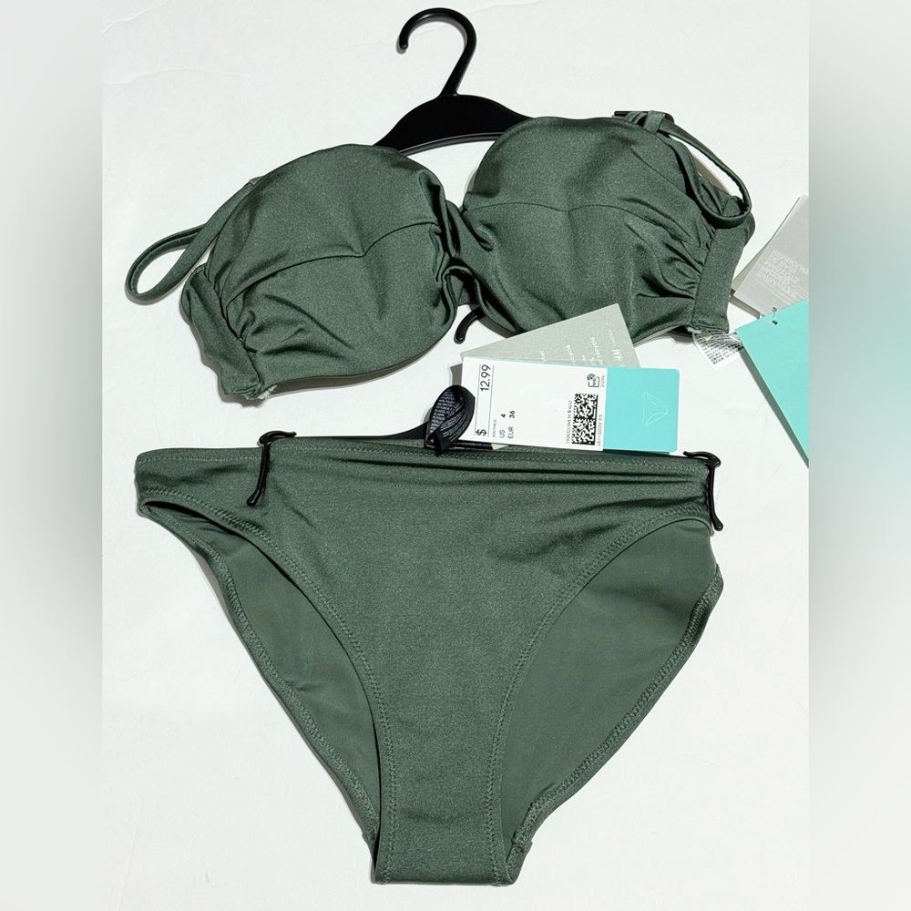 H&M Green Bikini Set